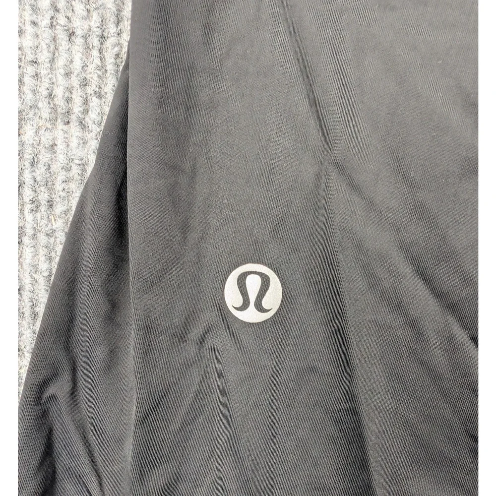 Lululemon Mesh Back Tank Womens 6 Black Lightweight Athletic Relaxed Fit Running